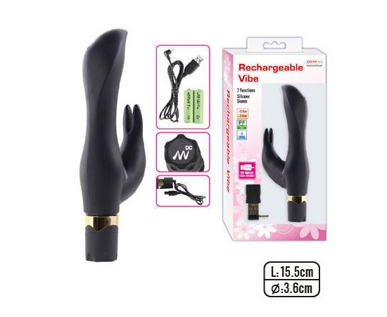 Vibrator Luk punjivi Vibe crni 15,5 cm recenzije i popusti sexshop