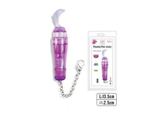 Mini vibrator Pocket Dolphin Chain recenzije i popusti sexshop