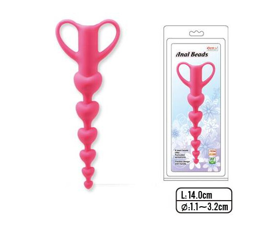 Anal Rosari Heart Pink recenzije i popusti sexshop