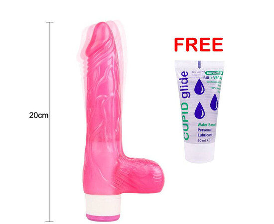 Vibrator Luv Pleaser Pink + Gift Lubricant 50ml recenzije i popusti sexshop