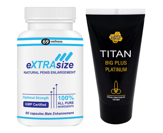 eKSTRAsize Capsules + Titan Gel set za povećanje penisa recenzije i popusti sexshop