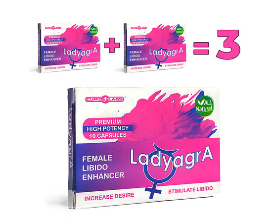 LadiagrA Arousal kapsule za žene - PROMO 3 pakovanja po 10 kapsula po ceni 2. recenzije i popusti sexshop