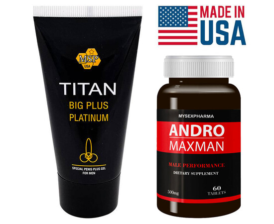 Titan & Andro set za povećanje penisa - Titan Gel i Andro Makman kapsule za povećanje penisa recenzije i popusti sexshop