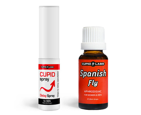 Cupid Delai sprej & Spanish Fli Cupid 20ml - Kapi za povećanje želje recenzije i popusti sexshop