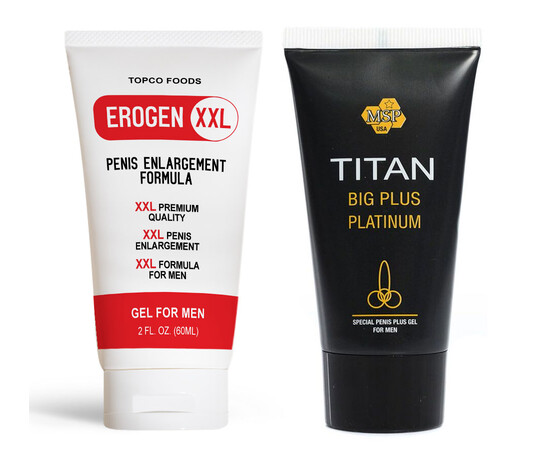 Erogen KSKSL gel 60ml + TITAN GEL platina za povećanje penisa recenzije i popusti sexshop