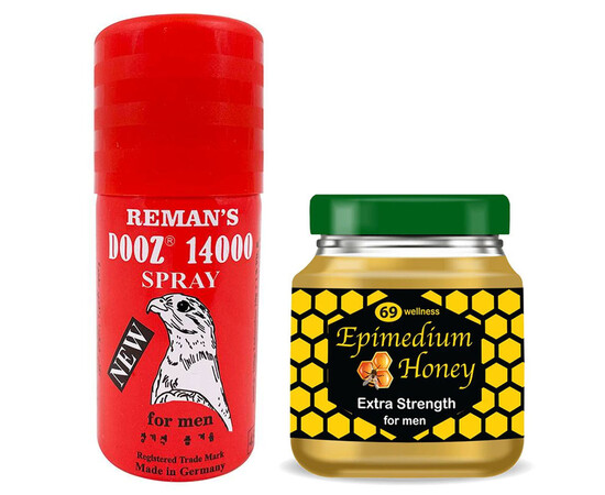 Macun med - Epimedium Honei + DOOZ 14000 - Delay sprej za muškarce, 45ml recenzije i popusti sexshop