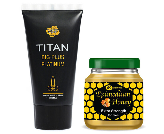 Macun med - Epimedium Honei + Titan Gel Platinum za povećanje penisa recenzije i popusti sexshop